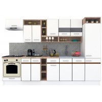 Bucatarie COSSY NEW 310 B2 Alb / Alb